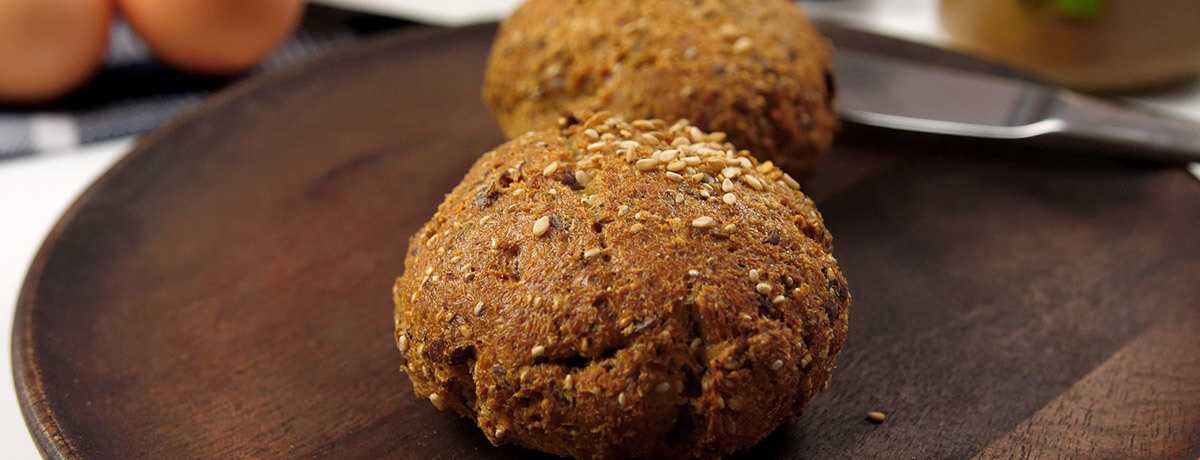 Petits pains au chia low carb