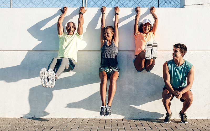 Sport en groupe