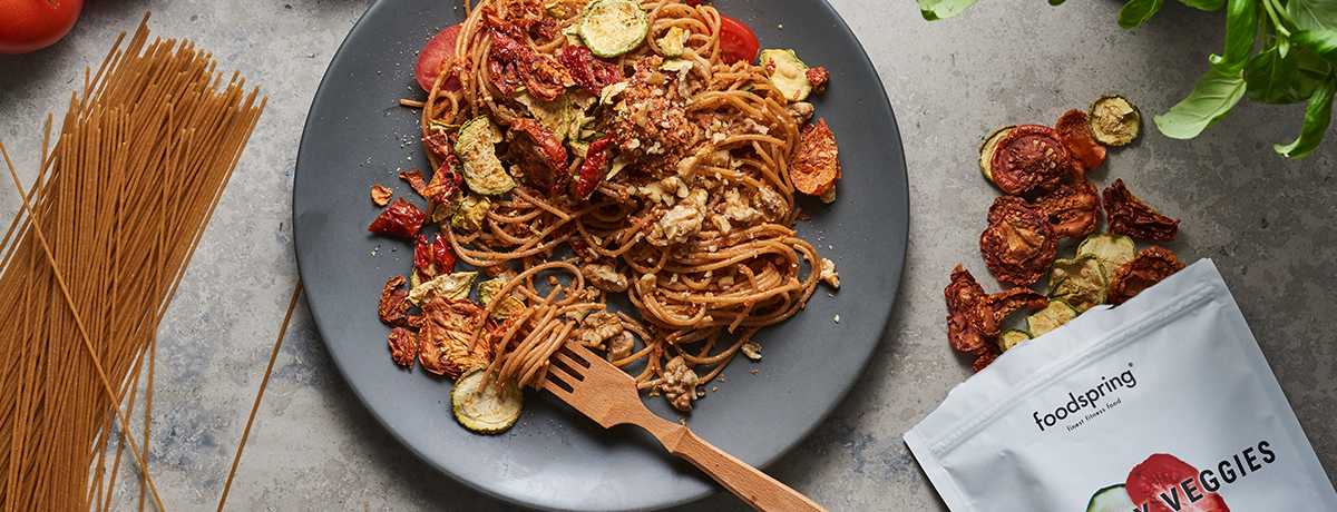 Recept voor pasta met pesto