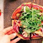 Pizza vegan low carb