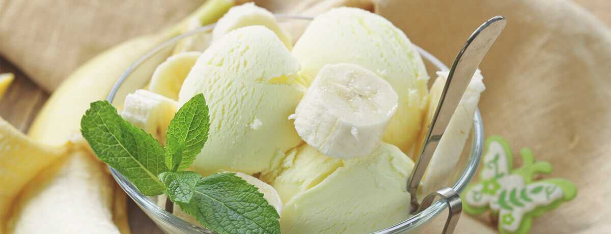 yaourt glacé banane protéiné