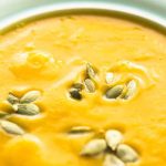 Soupe de potimarron crue végan