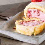 ROTOLO PROTEICO FARCITO CON SALSA ALLE FRAGOLE