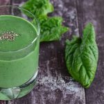 Shake proteico con gli spinaci