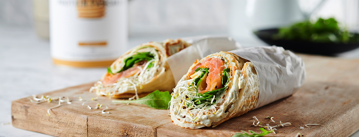 protein lachs wrap