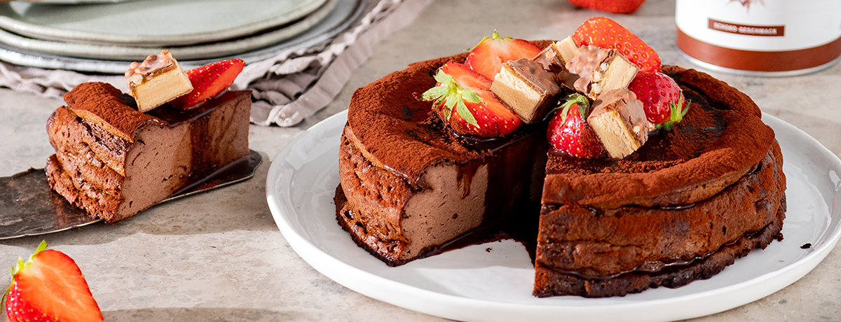 cheesecake fraise chocolat