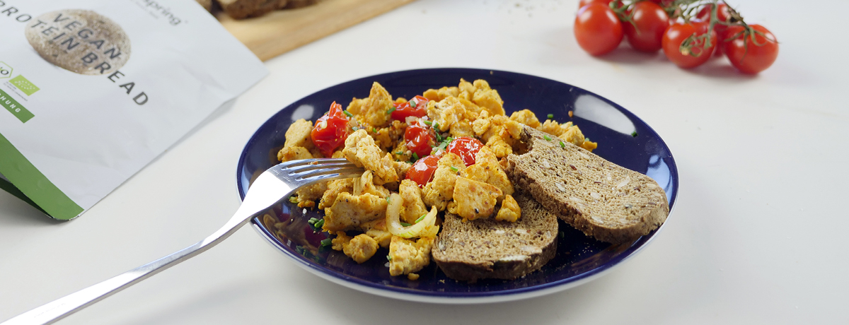 Uova strapazzate vegane