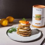 Pancakes protéinés au saumon vegan