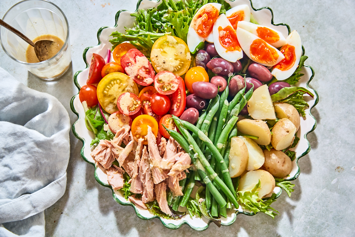 Proteinreicher Nicoise Salat