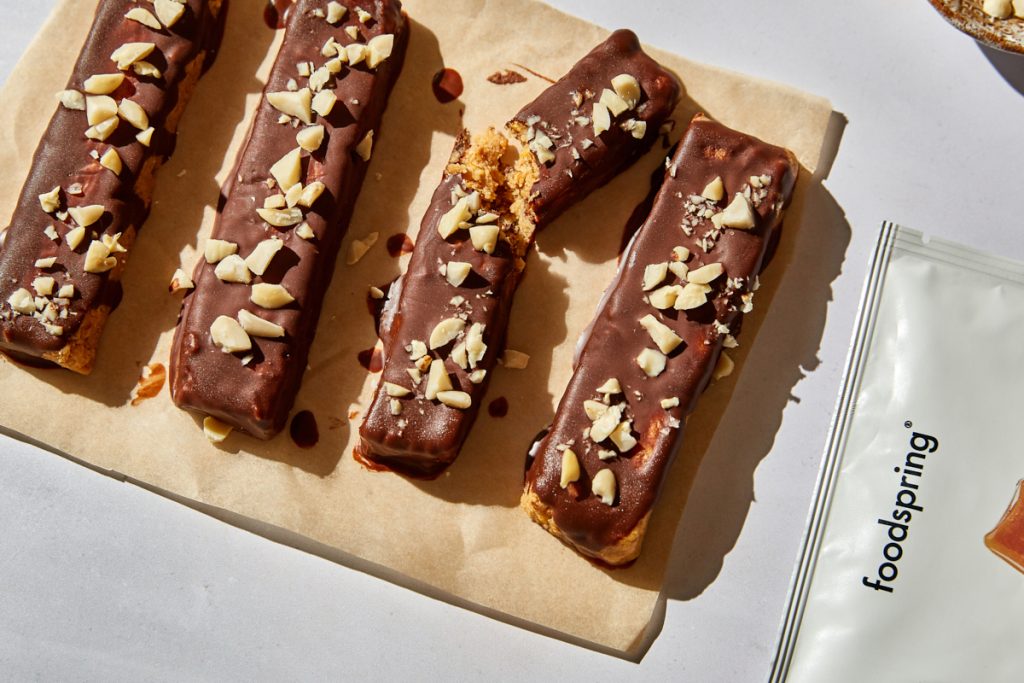Protein Peanut Butter Candy Bars (Butterfingers)