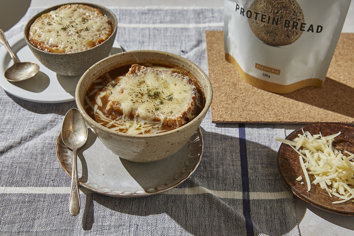 high protein french onion soup