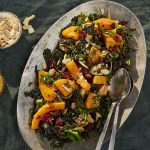 Insalata di zucca, lenticchie e cavolo riccio