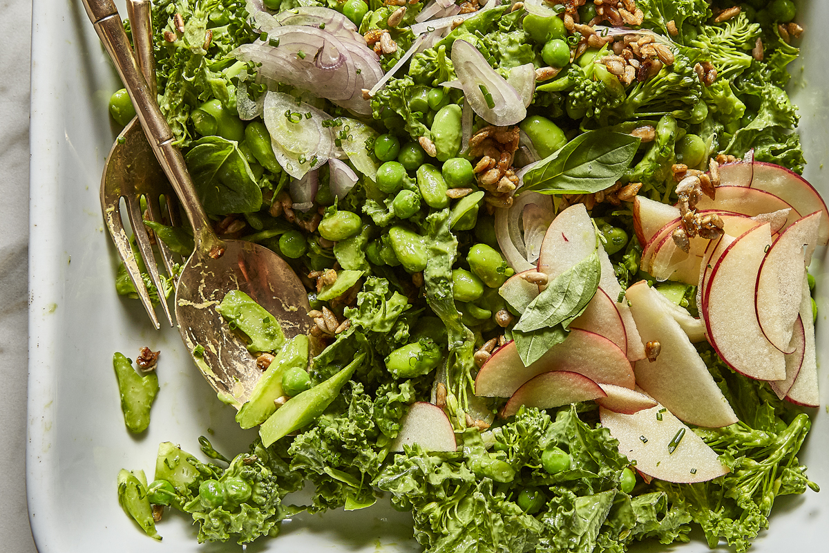 Green Goddess Protein Salad (Vegan)